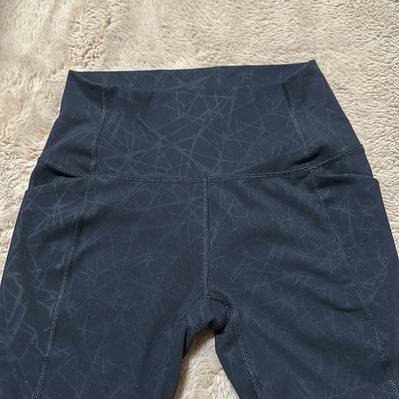 Spyder Active Leggings Womens Small Black Pants Gym Yoga Waist Compression EUC - Picture 3 of 10